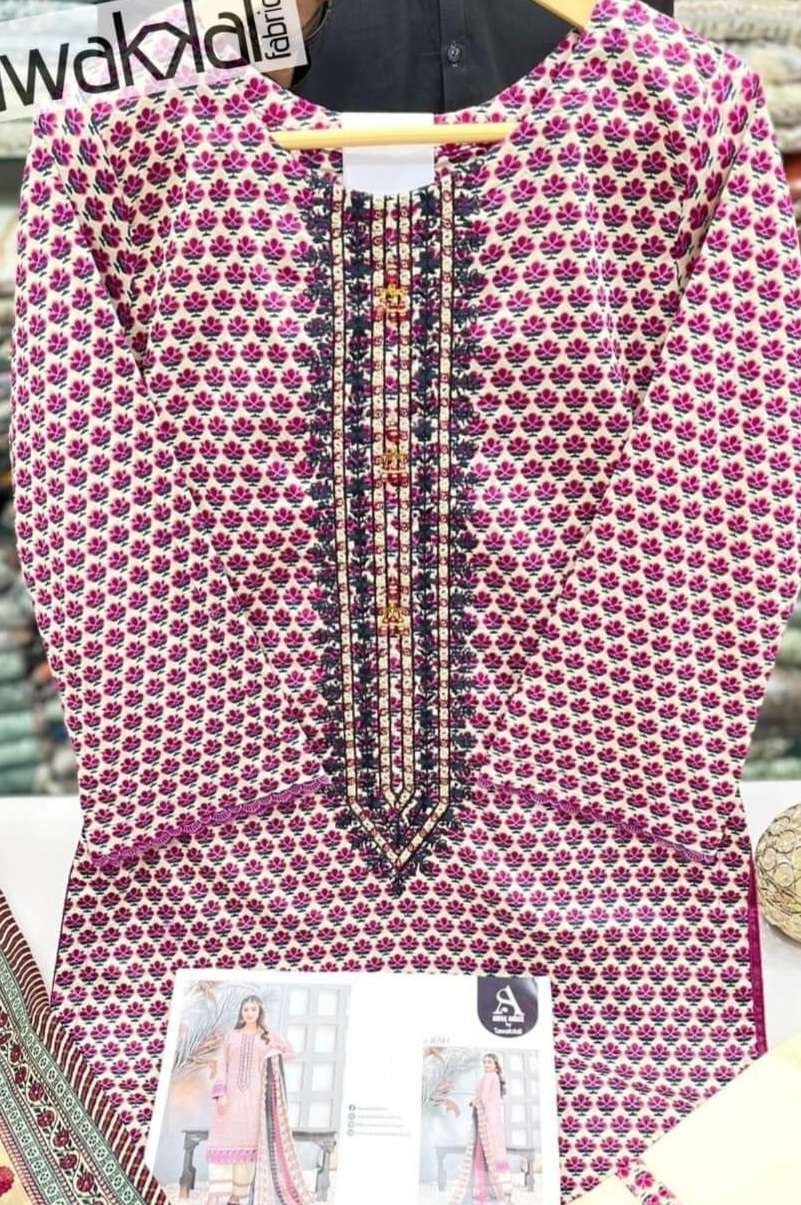 DEVINA Amna Sohail By Tawakkal Fabric